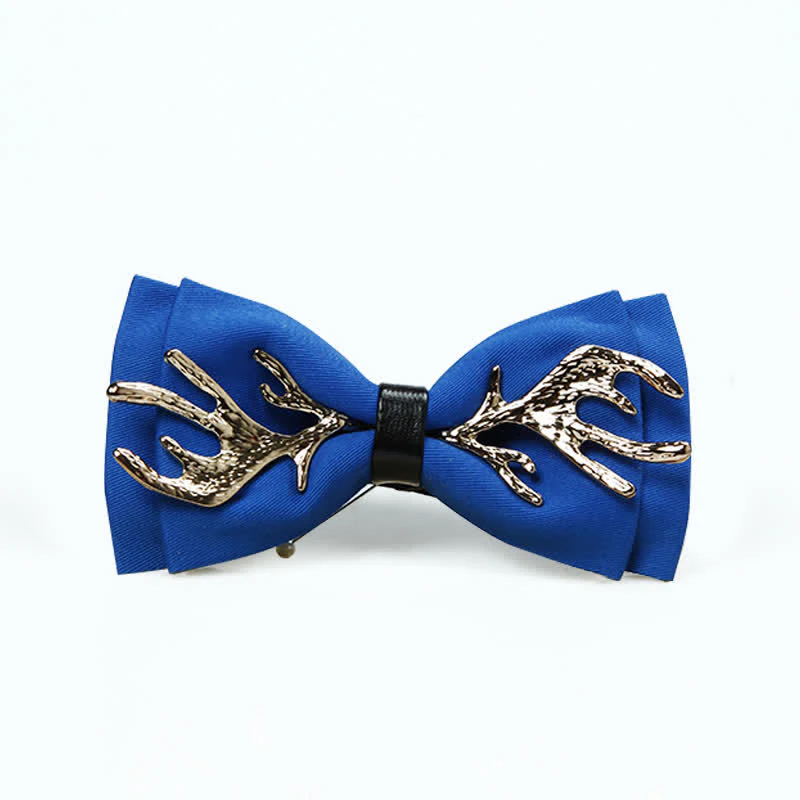 Men's Metal Deer Antler Decoration Bow Tie - Image 8