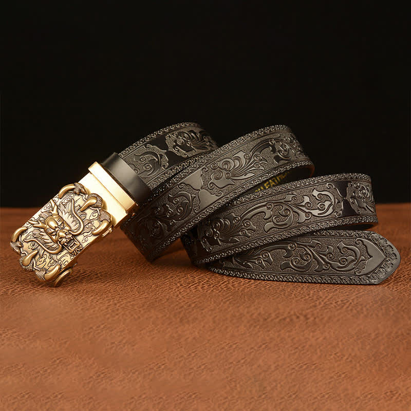 Men's Mighty Dragon Claw Leather Belt - Image 15