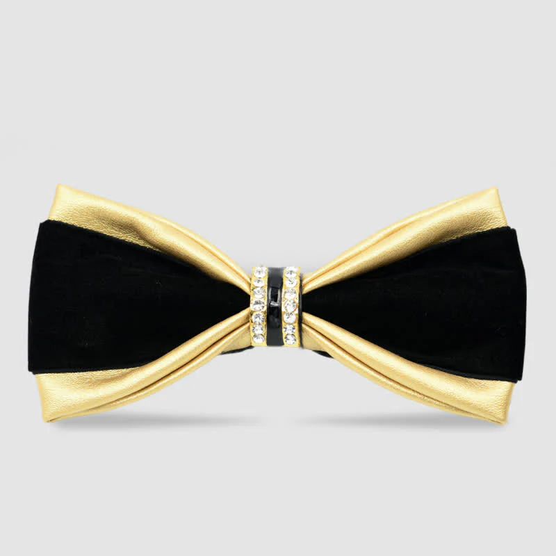 Men's Noble Classy Leather Bow Tie - Image 5