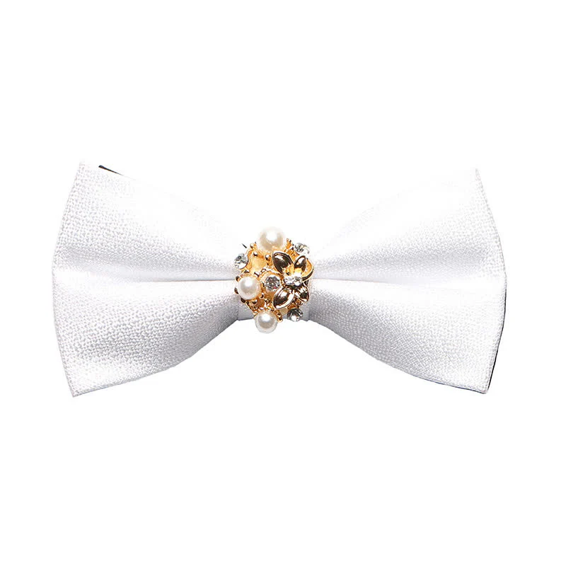 Men's Pearl Formal Tuxedo Bow Tie - Image 7