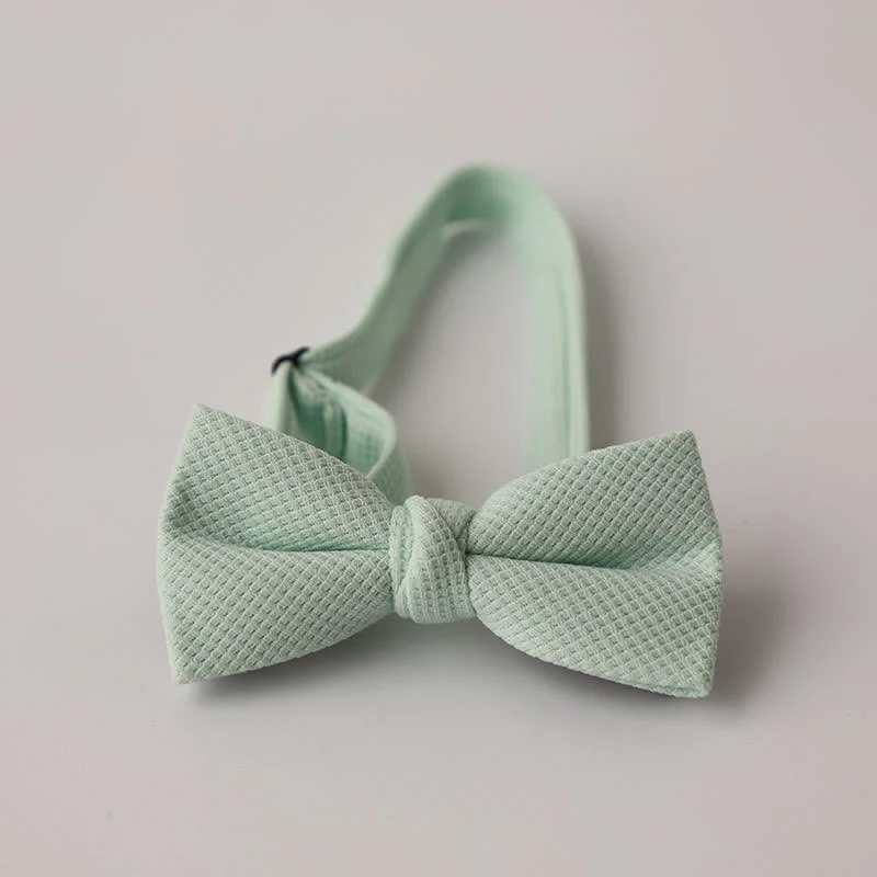 Men's Morandi Theme Solid Color Bow Tie - Image 15