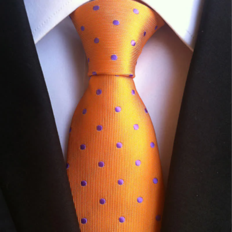 Men's Polka Dots Necktie - Image 4