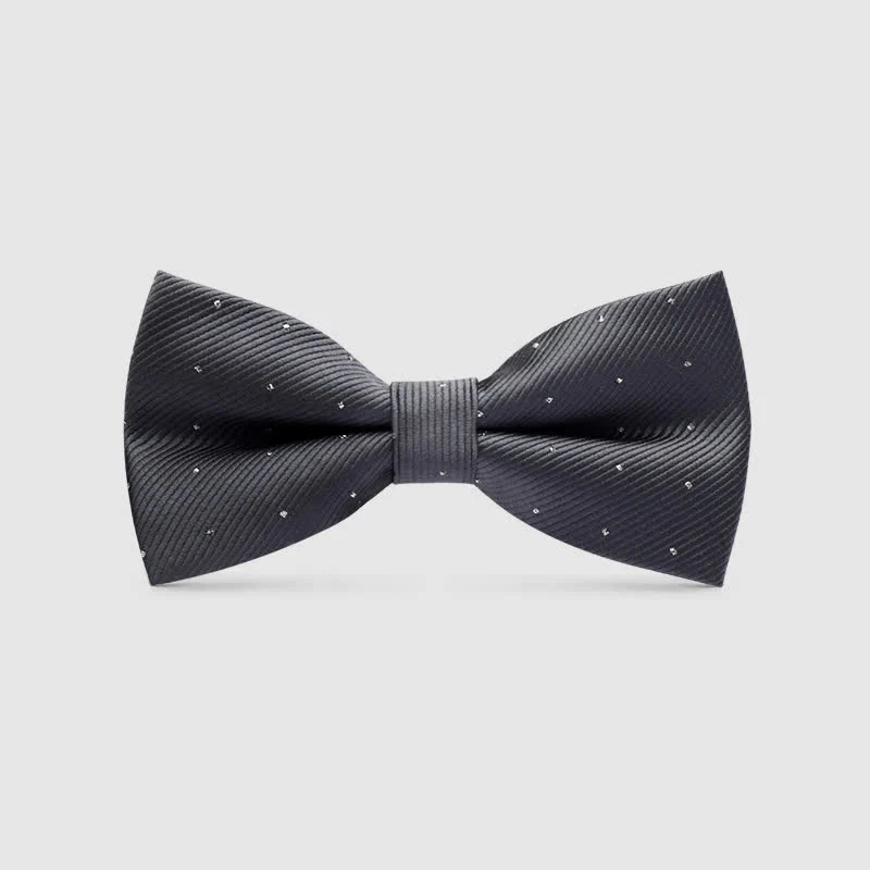 Men's Polka Dotted Formal Tuxedo Bow Tie - Image 3