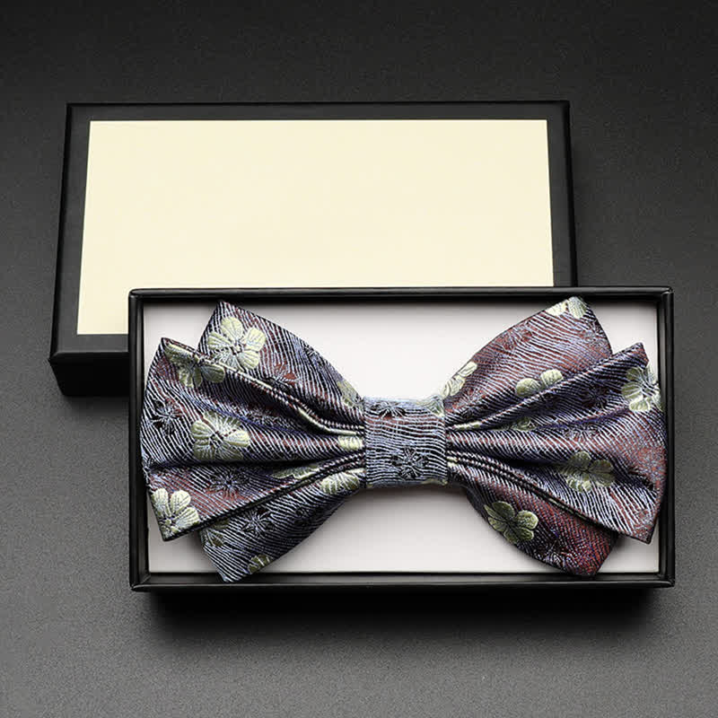 Men's Little Daisy Luxury Floral Bow Tie - Image 3