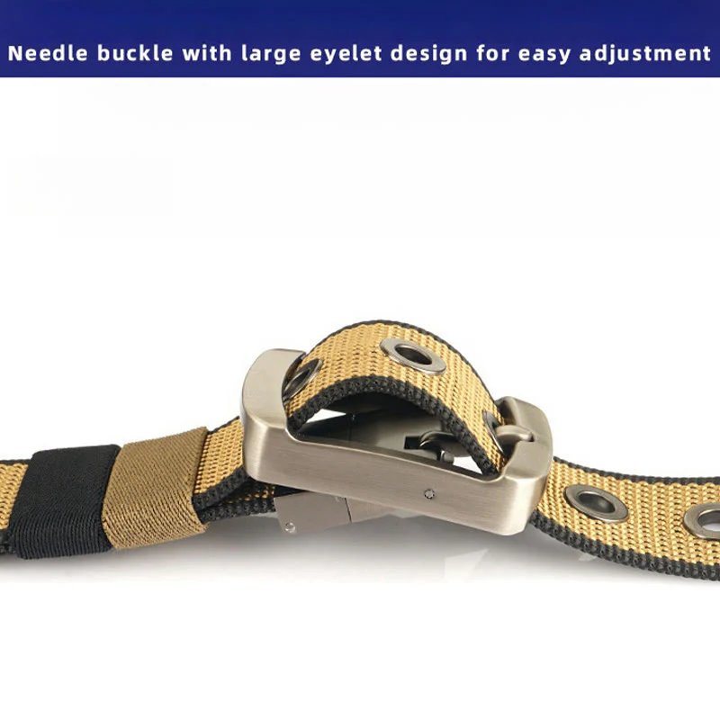 Men's Rotatable Alloy Buckle Belt Reversible Military Belt - Image 4
