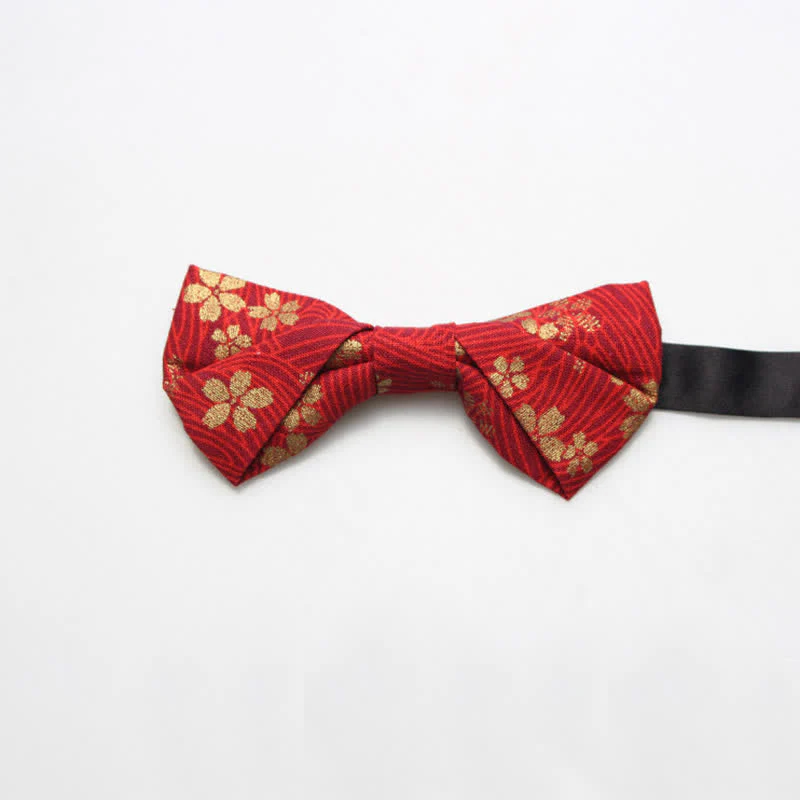 Men's Royal Pattern Wedding Cotton Bow Tie - Image 13