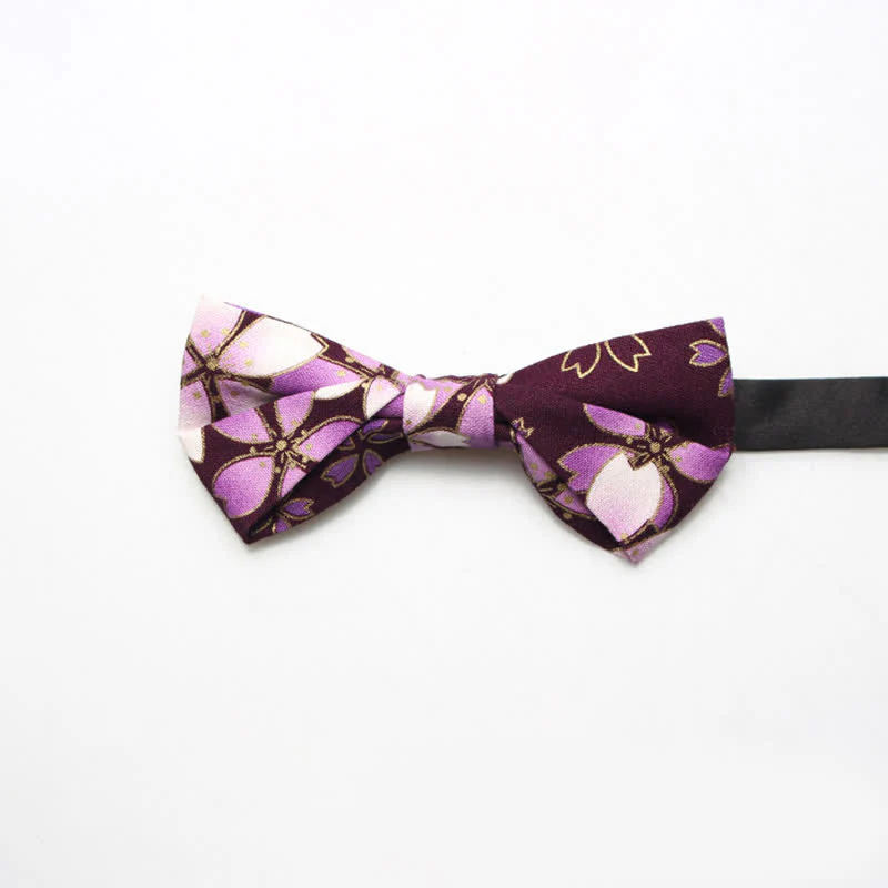 Men's Royal Pattern Wedding Cotton Bow Tie - Image 14