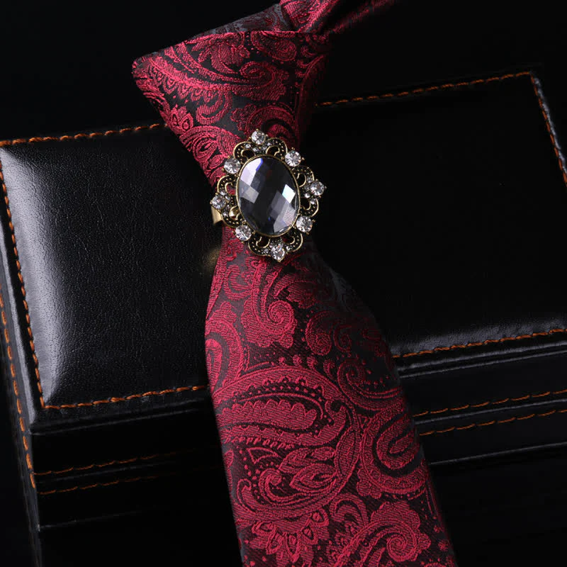 Men's Royal Throwback Pin Buckle Necktie - Image 11