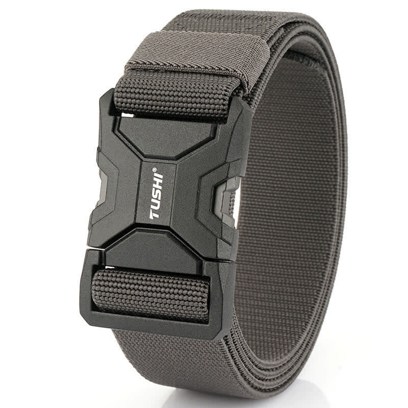 Men's Simple Quick Release Buckle Elastic Tactical Belt - Image 11