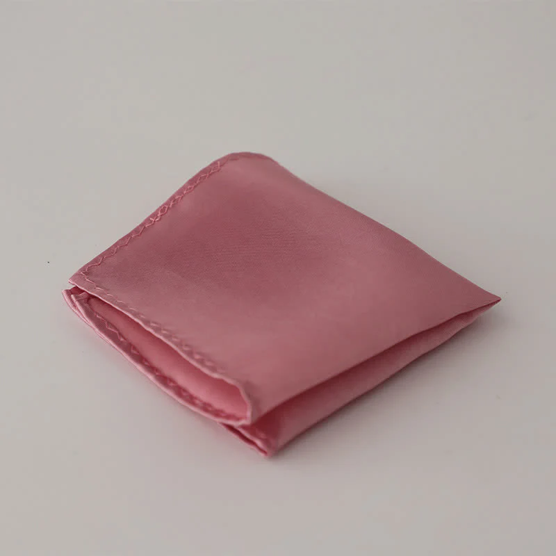 Men's Simple Solid Color Wedding Party Pocket Square - Image 22