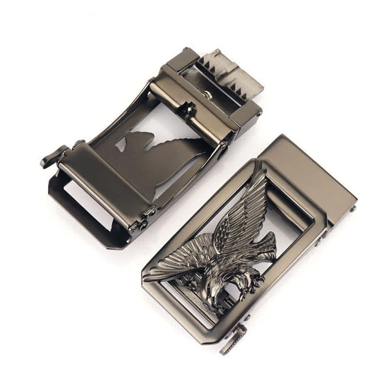 Men's Soaring Hawk Eagle Double-Sided Nylon Belt - Image 8