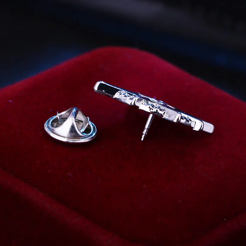 Men's Star Ship Anchor Brooch - Image 5