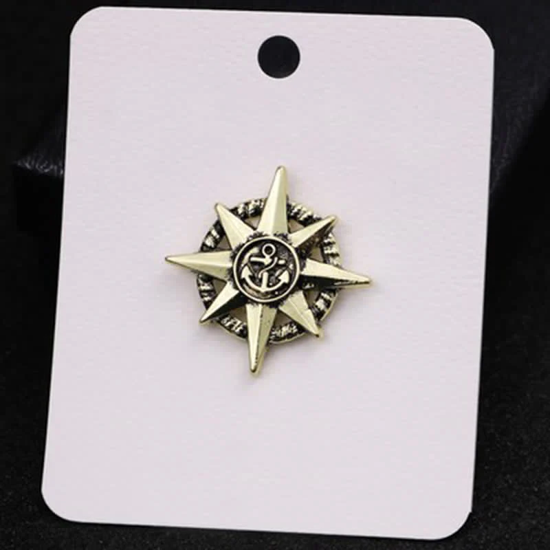 Men's Star Ship Anchor Brooch - Image 9