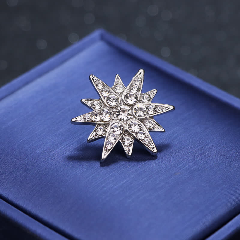 Men's Stunning Hexagram Star Brooch - Image 3