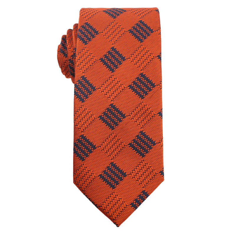 Men's Summer Orange Series Evening Dress Accessories Necktie - Image 7