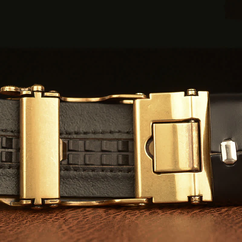 Men's Three-dimensional Eagle Head Leather Belt - Image 6