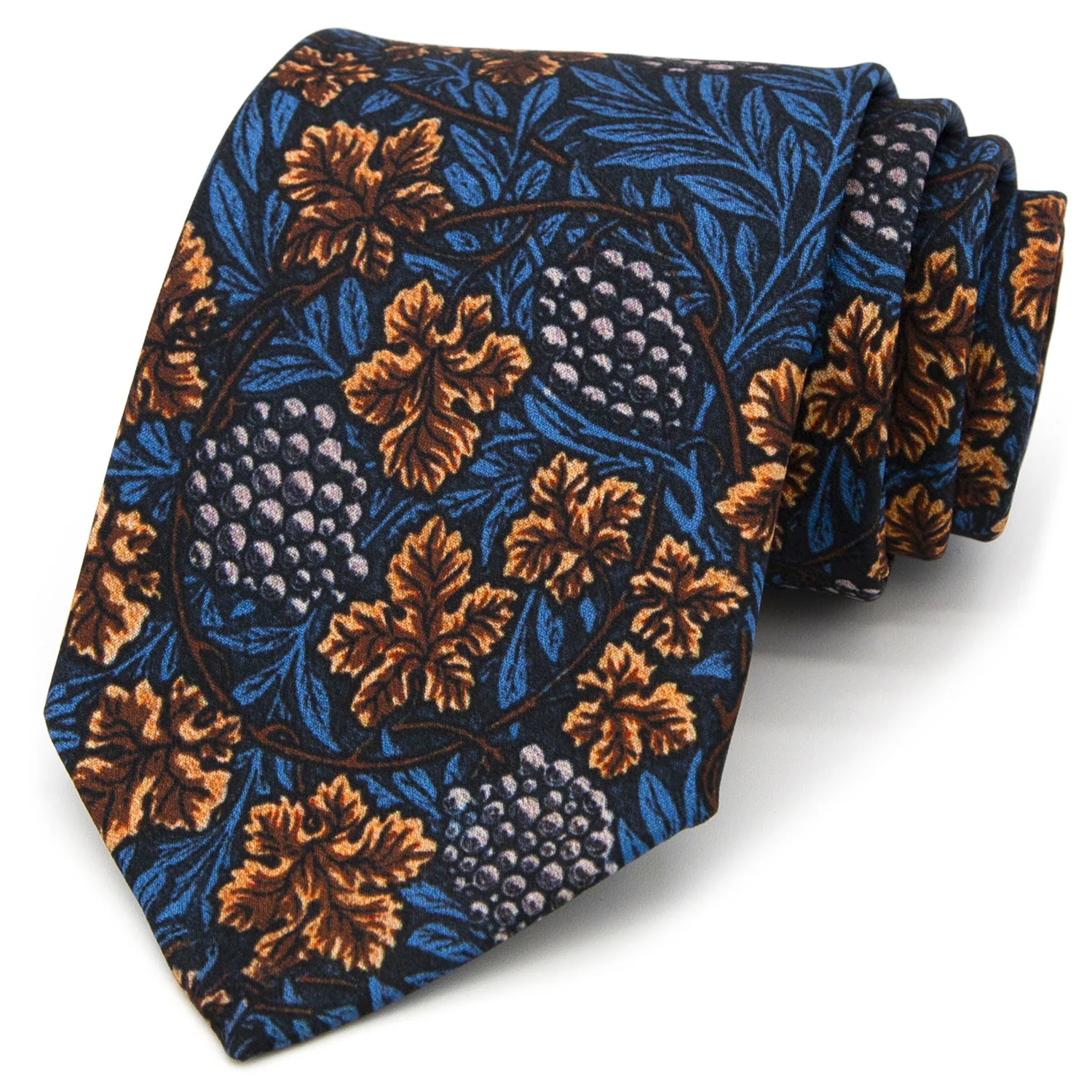 Men's Timeless Style Retro Floral Print Wide Necktie - Image 5