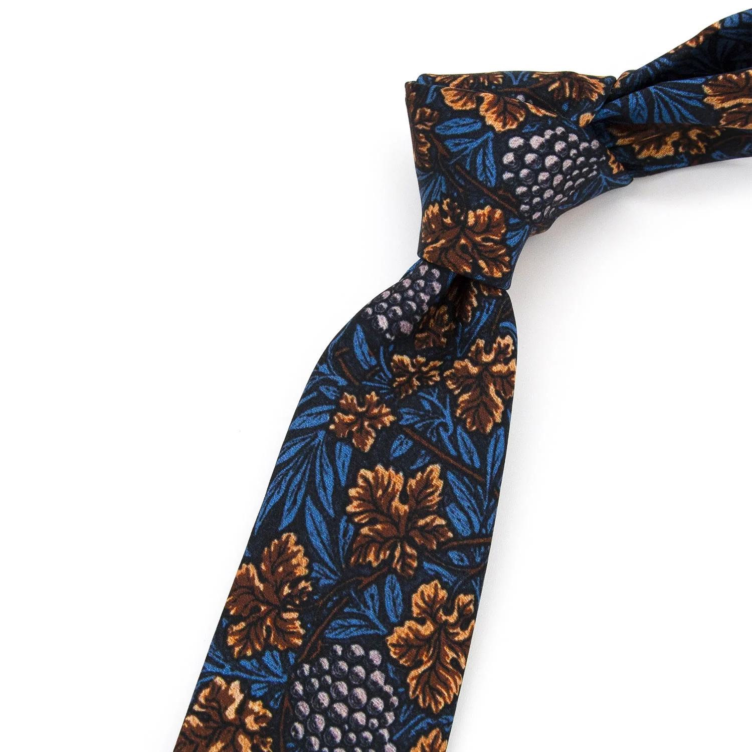 Men's Timeless Style Retro Floral Print Wide Necktie - Image 6