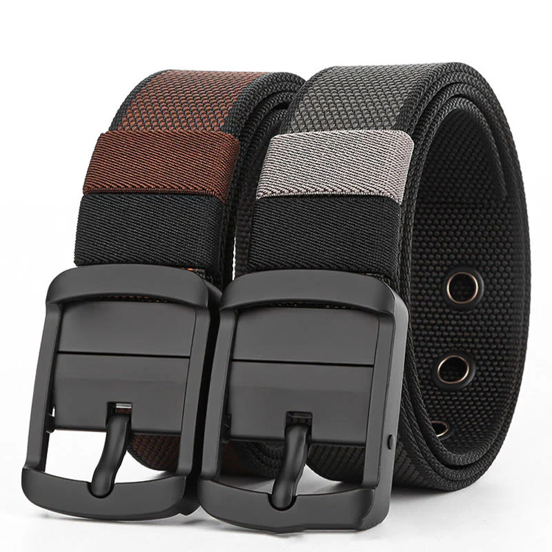 Men's Two Side Use Rotatable Buckle Sports Belt - Image 4