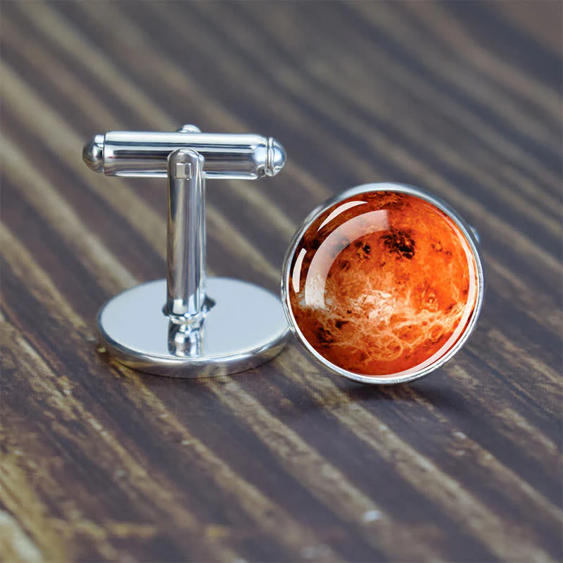 Men's Universe Solar System Planet Cufflinks - Image 14