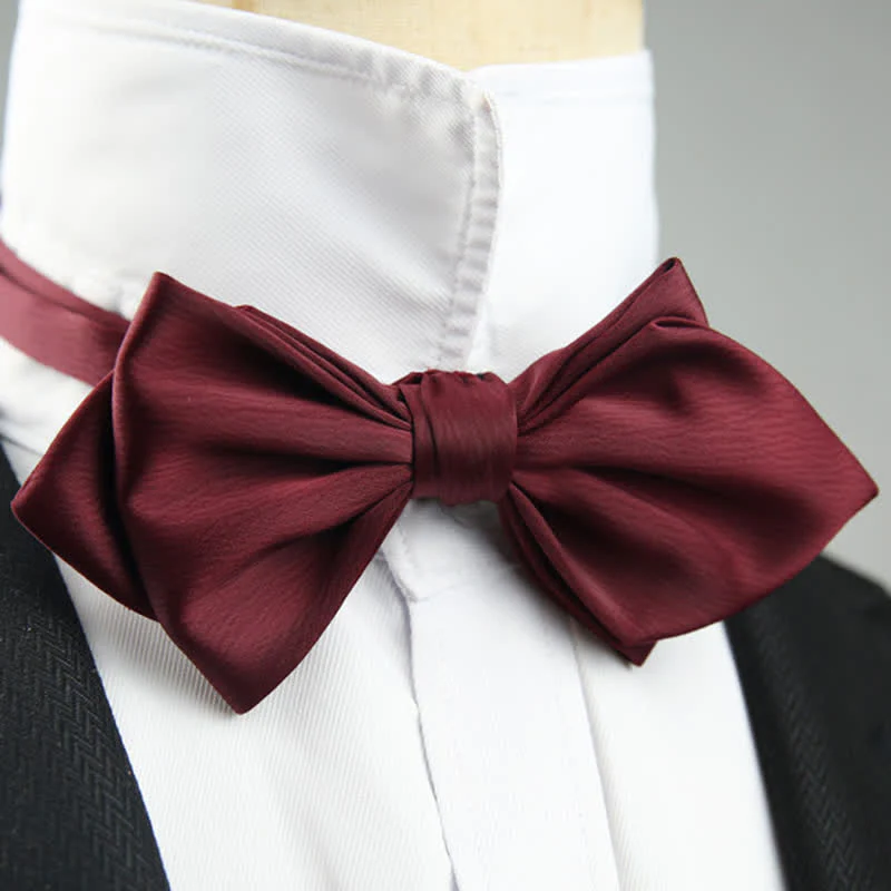 Men's Wedding Special Pointed Shape Bow Tie - Image 11