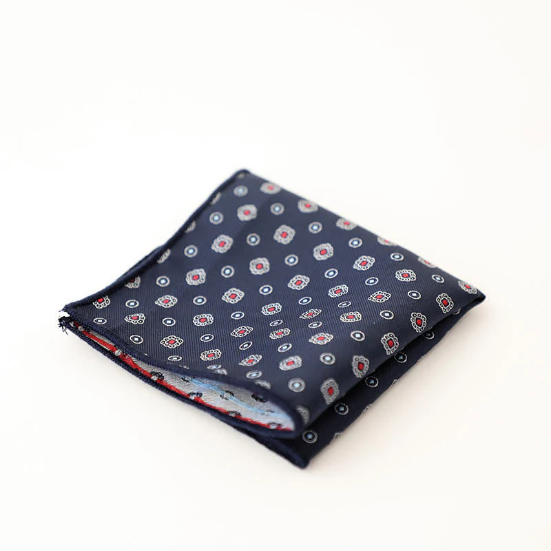 Men's Wonderful Striped Polka Dots Pocket Square - Image 14