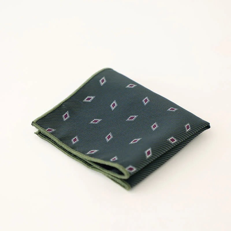 Men's Wonderful Striped Polka Dots Pocket Square - Image 2