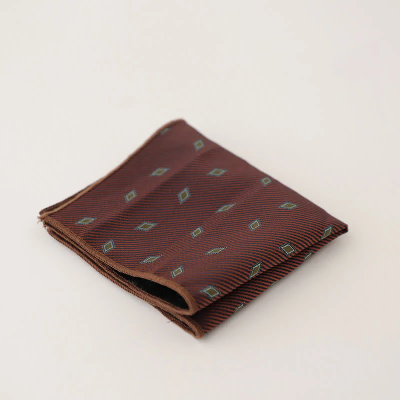Men's Wonderful Striped Polka Dots Pocket Square - Image 22