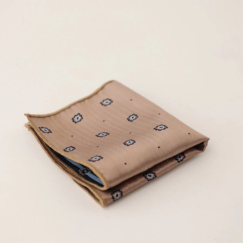 Men's Wonderful Striped Polka Dots Pocket Square - Image 24