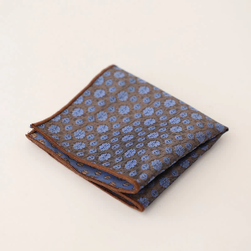 Men's Wonderful Striped Polka Dots Pocket Square - Image 26