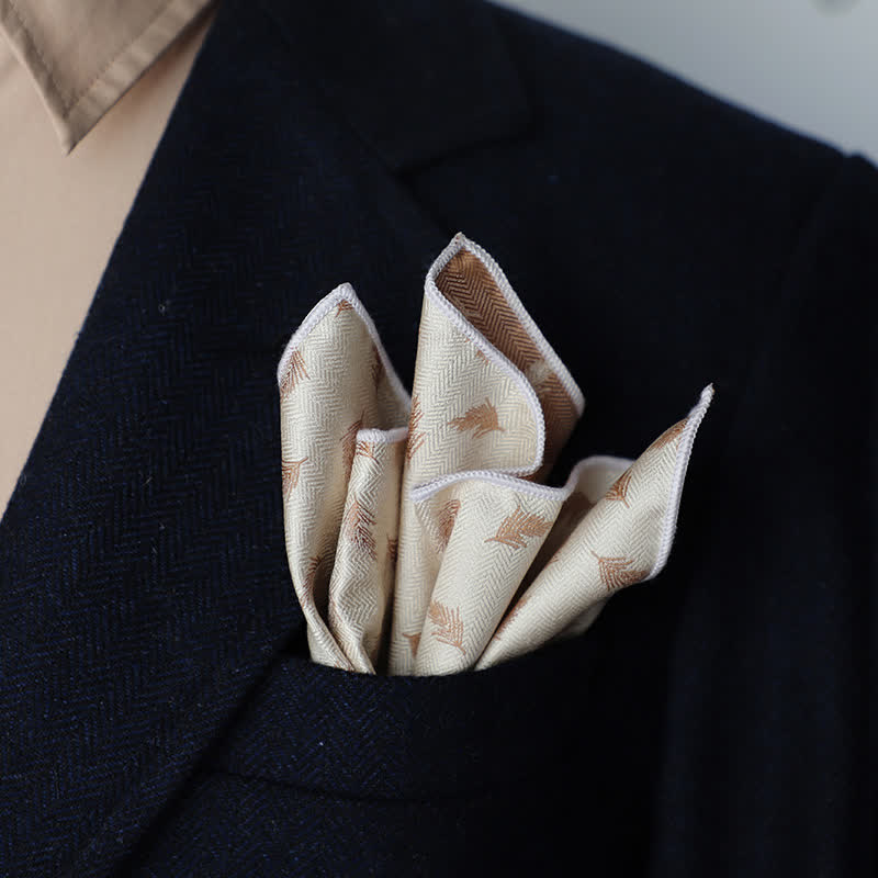 Men's Wonderful Striped Polka Dots Pocket Square - Image 8