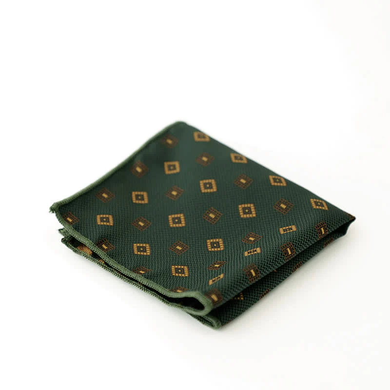 Men's Wonderful Striped Polka Dots Pocket Square - Image 9