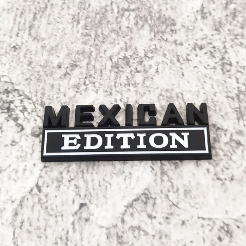 MEXICAN EDITION Metal Sticker Car Badge - Image 7