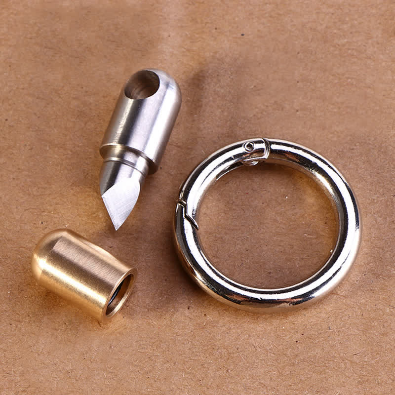 Mini Capsule Pocket Unpacking Cutter Keychain - Image 3