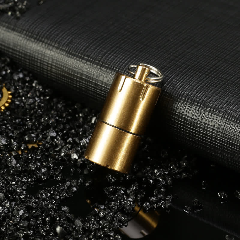 Mini Capsule Portable Refill Pendant Kerosene Lighter - Image 2