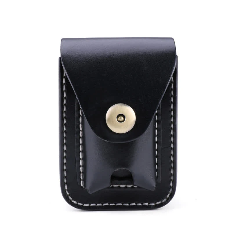 Mini Portable Cigarette Case Leather Belt Bag - Image 6