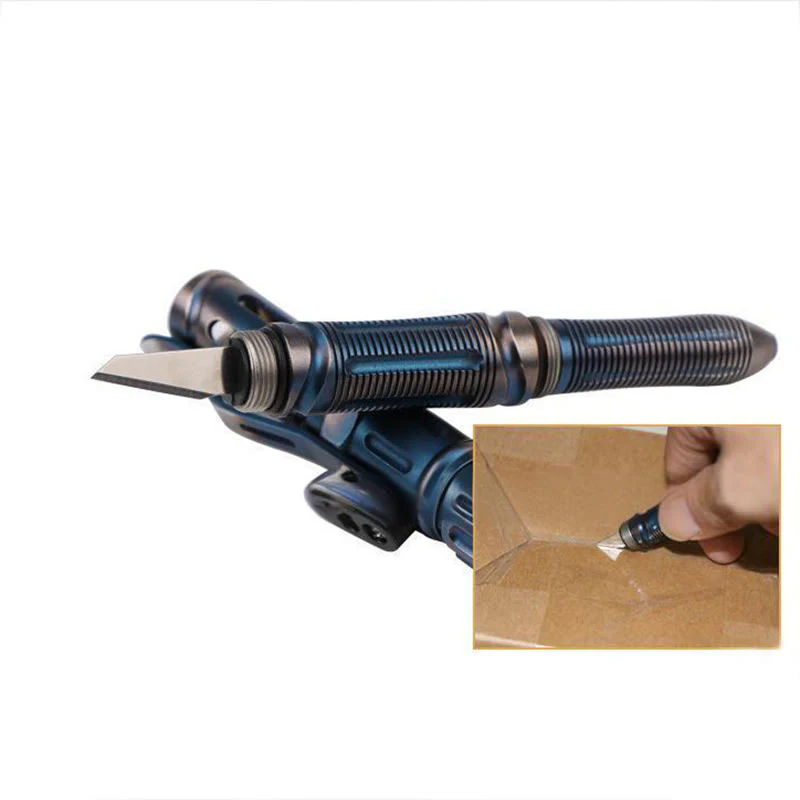 Multi Functional EDC Tool Lighting Whistle Tactical Pen - Image 7