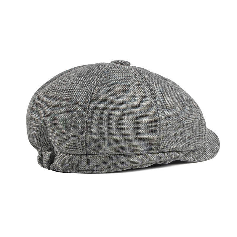 Octagonal Thin Breathable Elastic Band Beret Cap - Image 3
