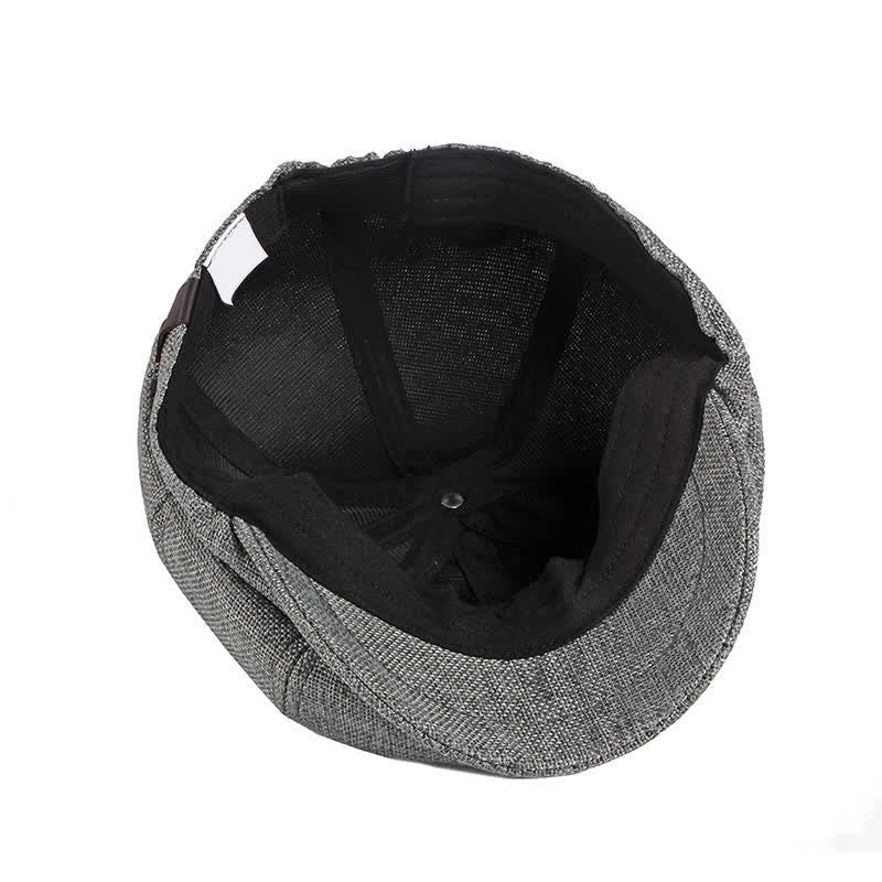 Octagonal Thin Breathable Elastic Band Beret Cap - Image 4