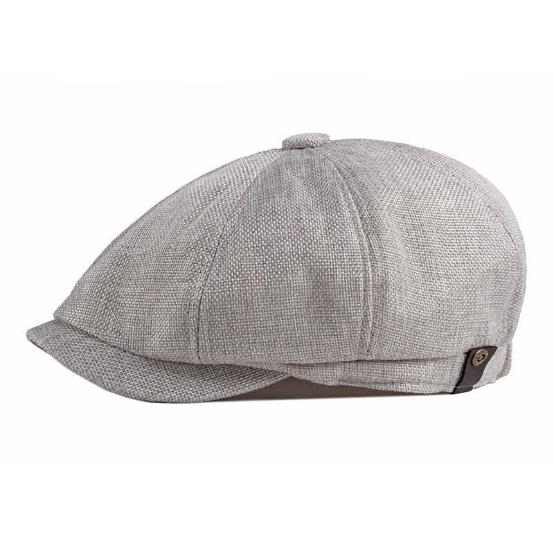 Octagonal Thin Breathable Elastic Band Beret Cap - Image 7