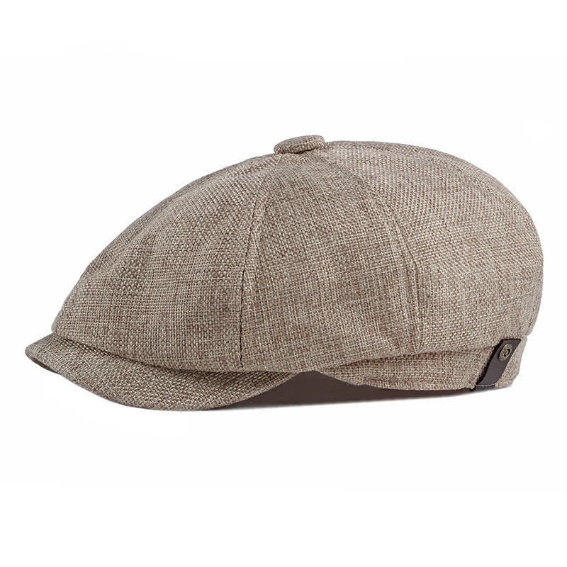 Octagonal Thin Breathable Elastic Band Beret Cap - Image 8