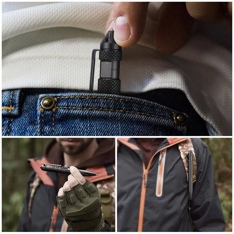 Outdoor Self-defense Survival Writing EDC Multifunctional Tactical Pen - Image 3