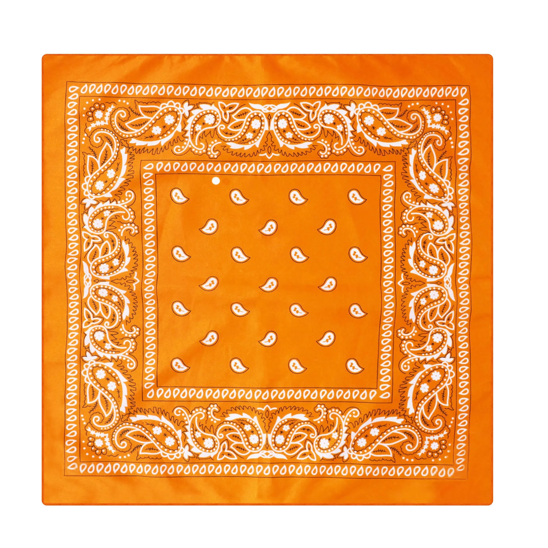 Paisley Cashew Print Pocket Square Brown Sailboat Buckle - Image 16