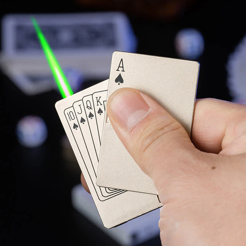 Poker Cards Personalized Custom Back Refillable Butane Lighter - Image 12