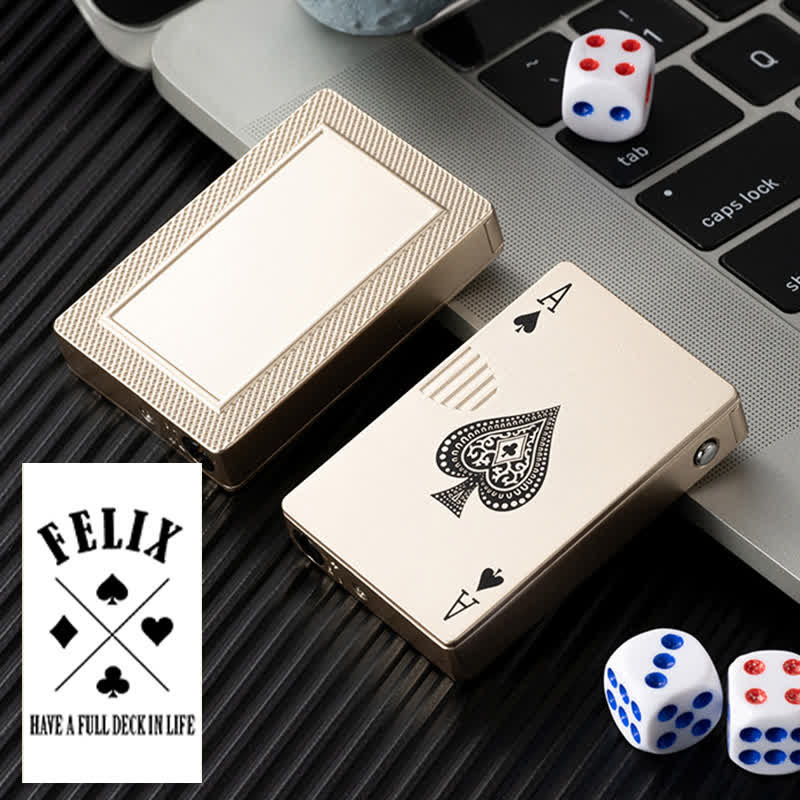 Poker Cards Personalized Custom Back Refillable Butane Lighter - Image 18