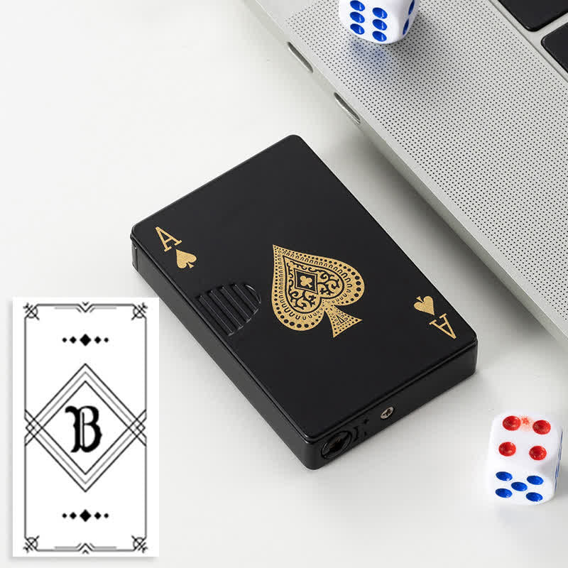 Poker Cards Personalized Custom Back Refillable Butane Lighter - Image 47