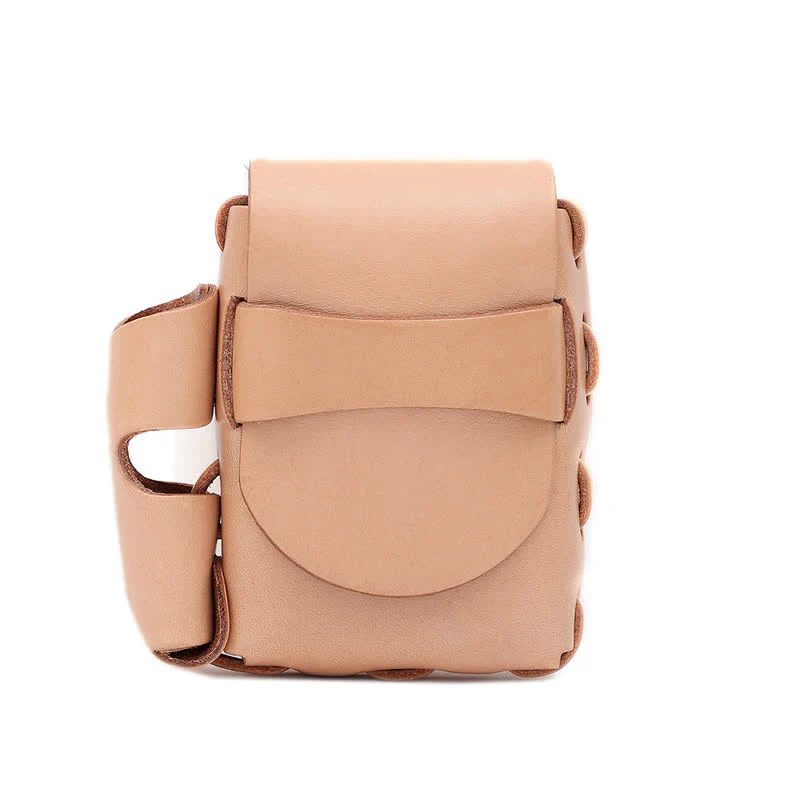 Protective Cigarette Box Lighter Holder Leather Belt Bag - Image 12
