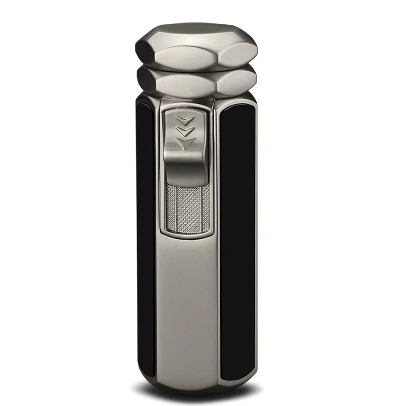 Quad Flame Lighter Refillable Butane Four Burner Lighter - Image 10