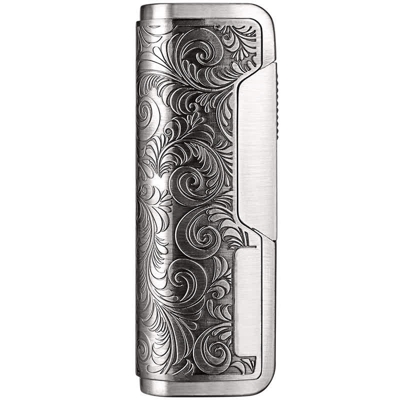 Retro Carved Lighter Set & Cigar Cutter - Image 18