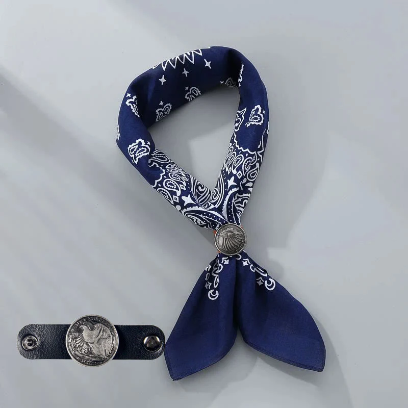 Retro Cashew Print Pocket Square With Coin Buckle - Image 14